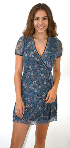 Floral Wrap Dress
