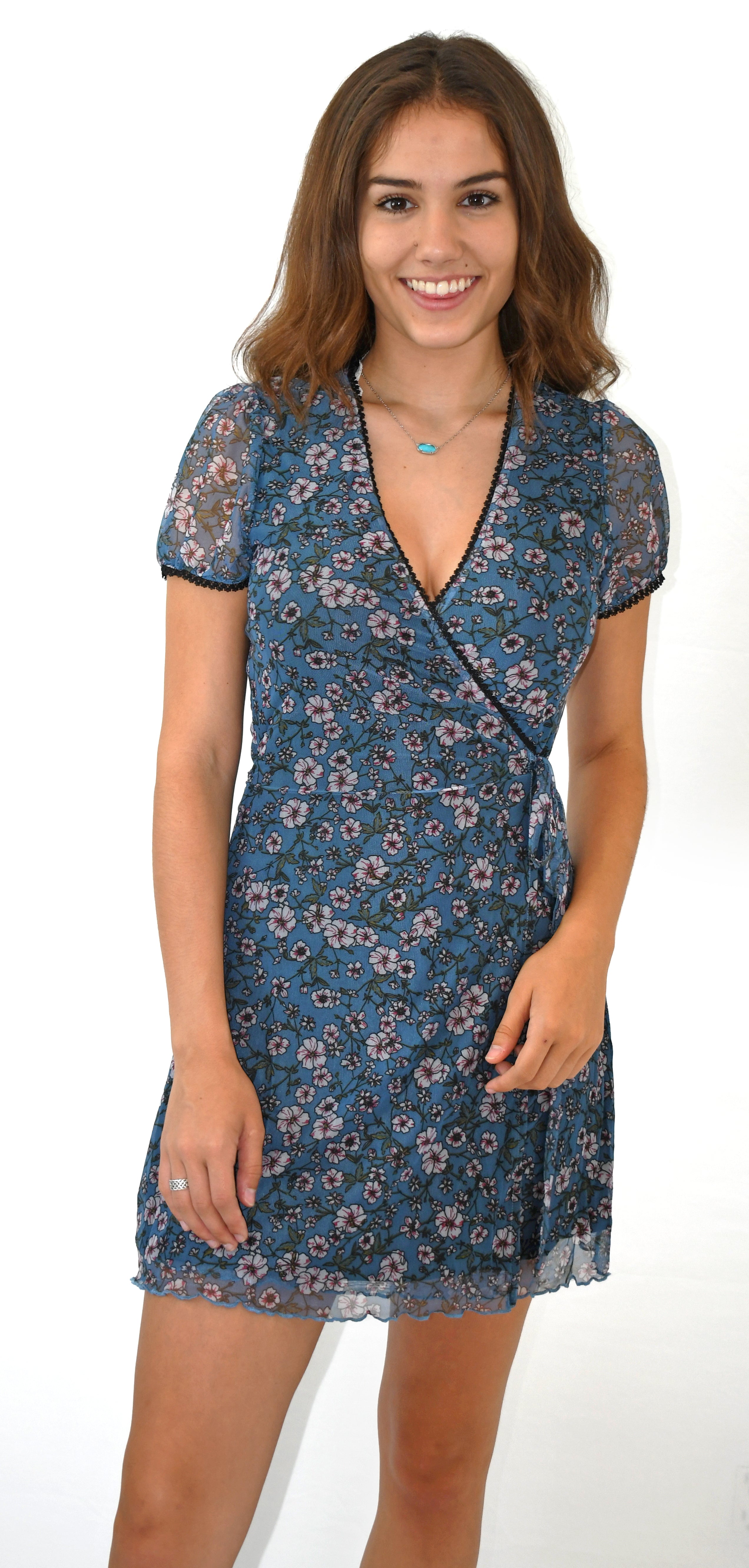 flower wrap dress Gigi Wrap Dress | Color - Magnolia Toile / 0 main image 1