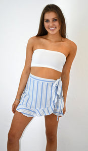 Wrap Skirt with Ruffle