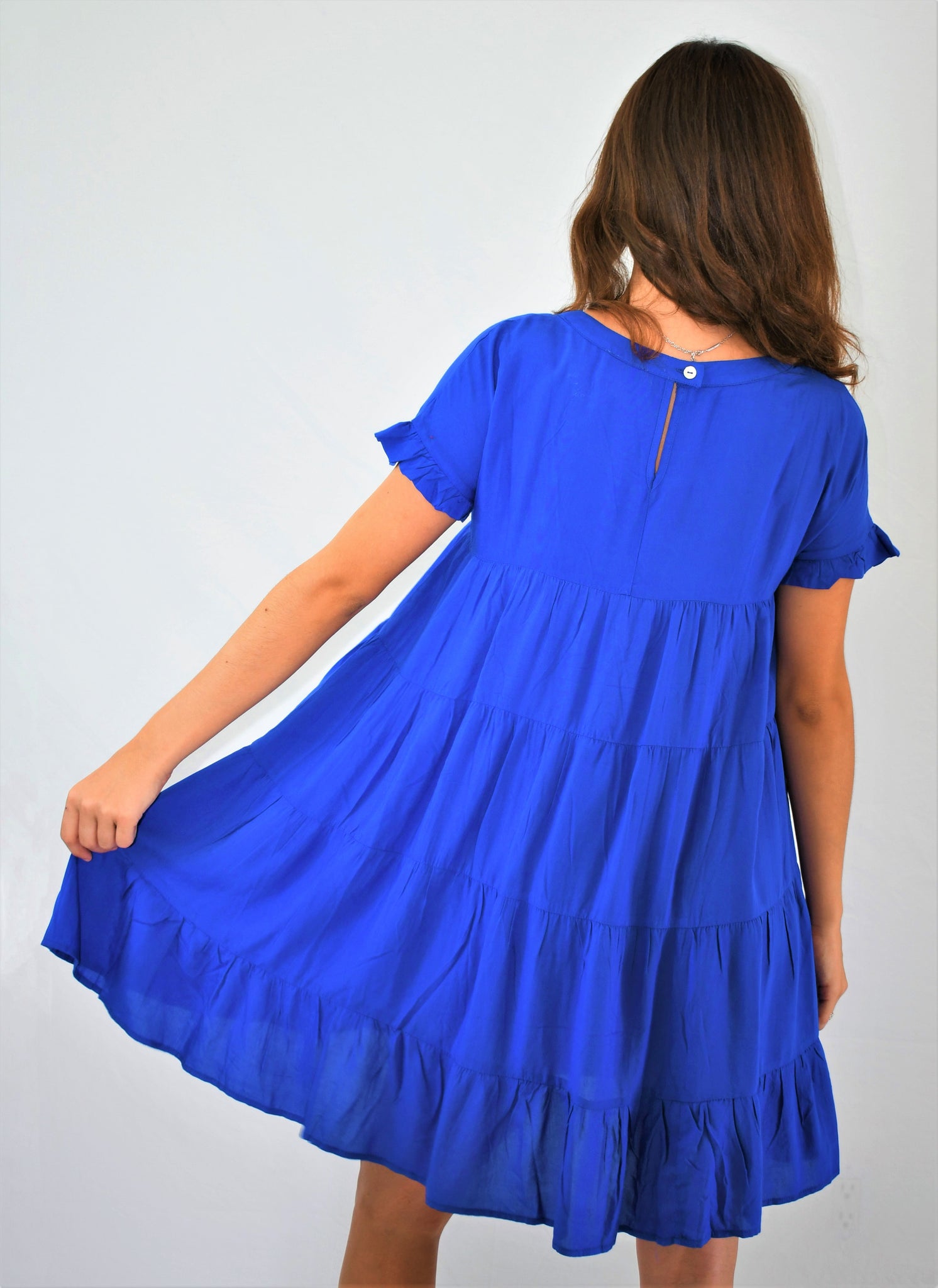 Solid 3 Tier Swing Dress The Campus Colors Boutique Solid 3 Tier Swing Dress The Campus Colors Boutique